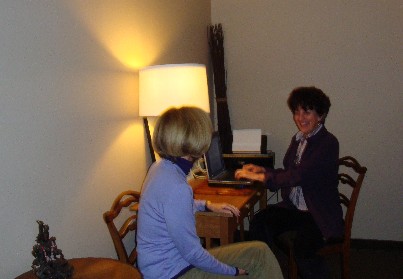 Chantaal Interviewing a Patient